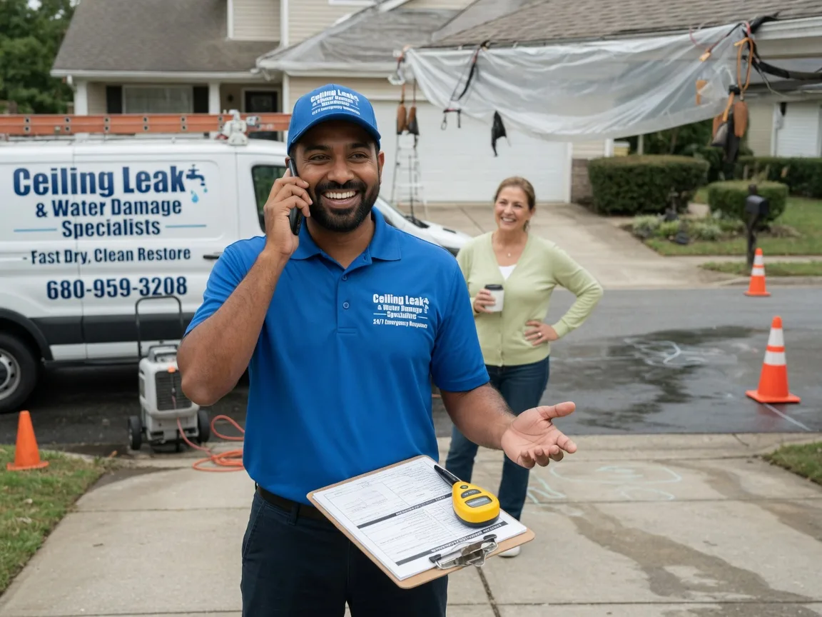 Ceiling Leak Cleanup Tremont City, OH FAQs